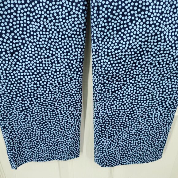 Boden Richmond 7/8 Stretch Twill Mini Dot Mid-Rise Ankle Pants US 6/UK 10 Blue - Picture 14 of 16